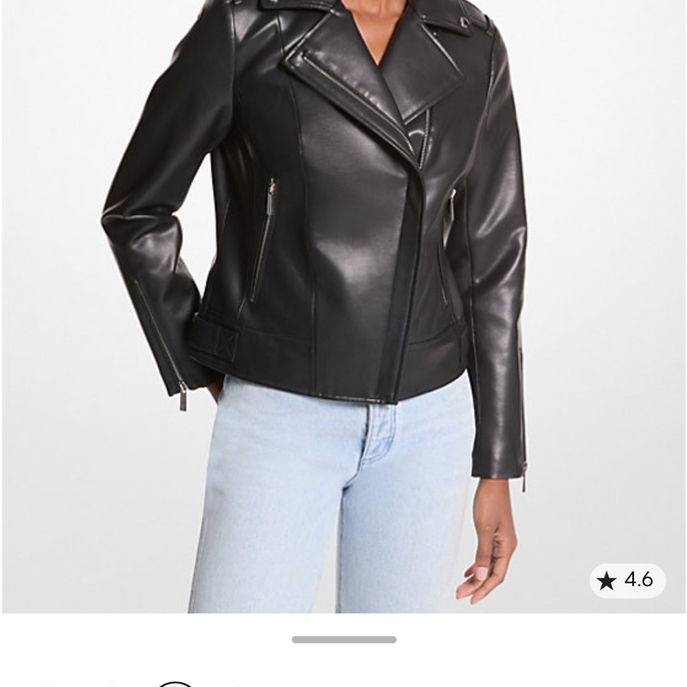 Michael Kors Black Leather Jacket